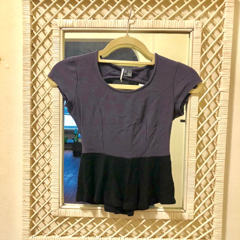 Crop Peplum Top